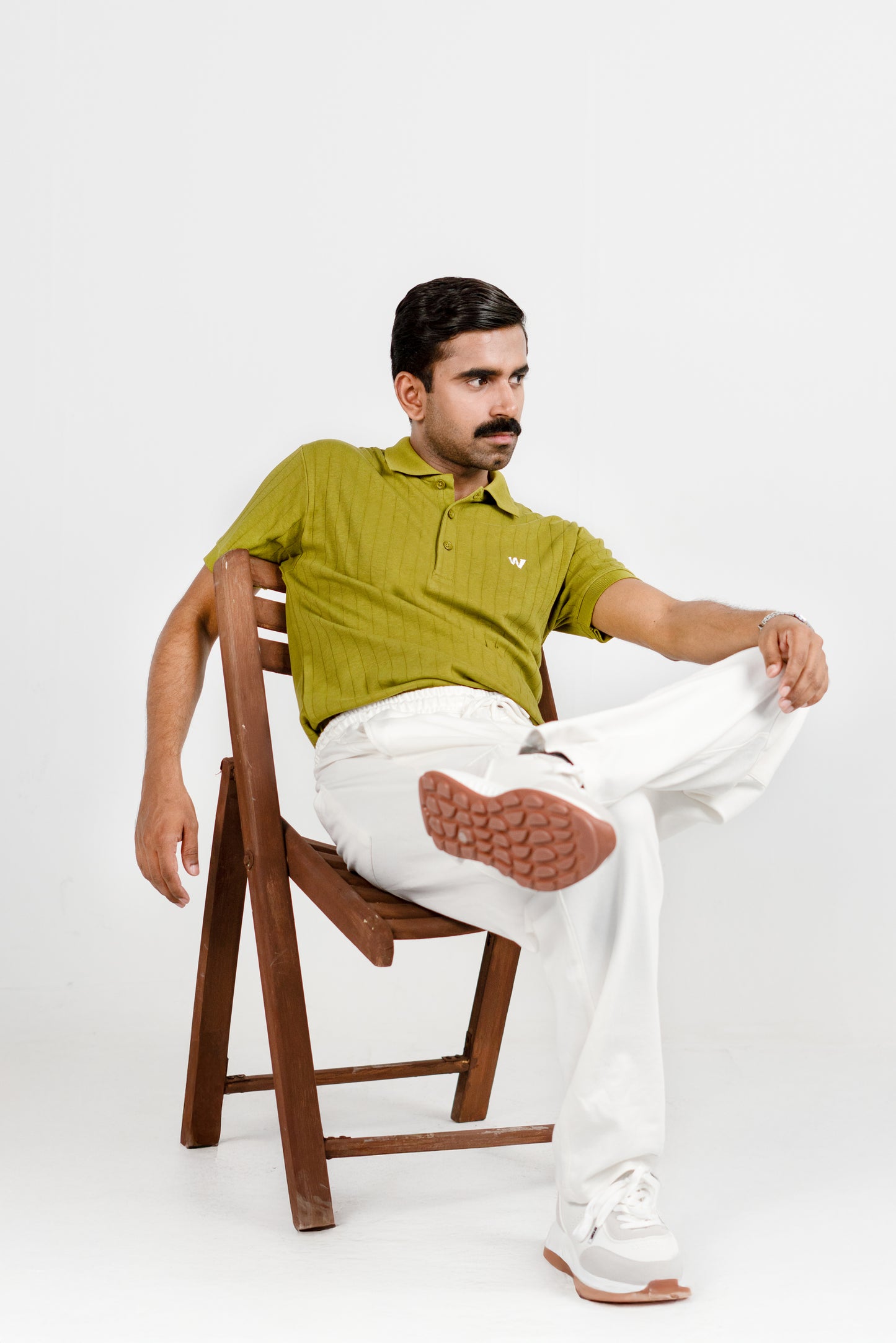 Olive Green Drop Needle POLO
