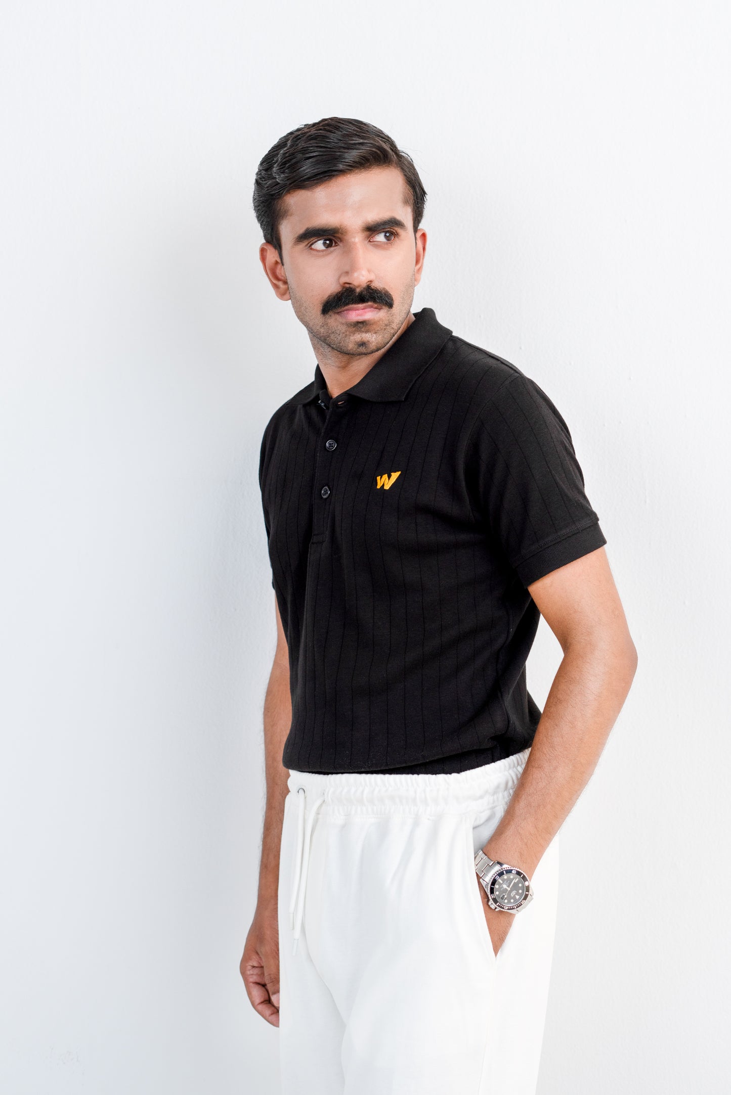 Black Drop Needle POLO