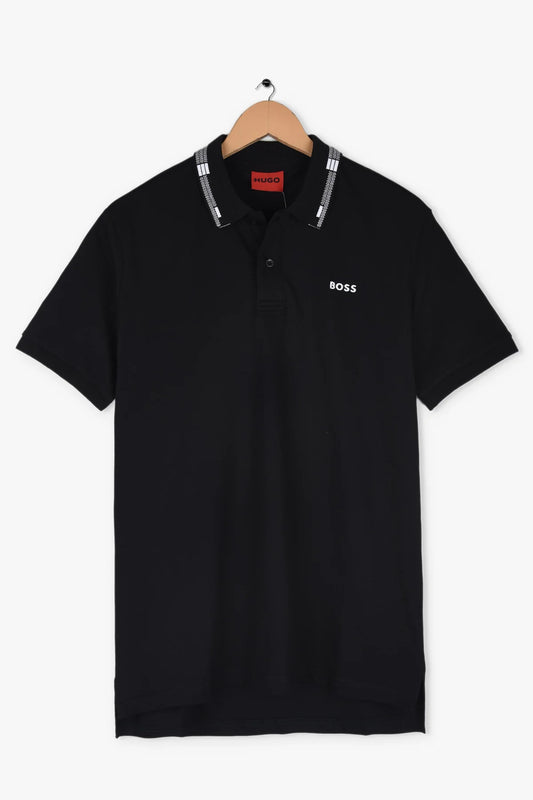 HU 1031 - Boss Cotton Pique Polo With Contrast Logo